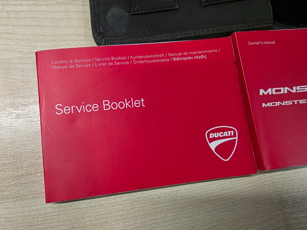 Genuine Owners Manual Ducati Monster 821 Document Service Book Folder