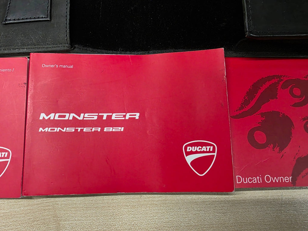 Genuine Owners Manual Ducati Monster 821 Document Service Book Folder