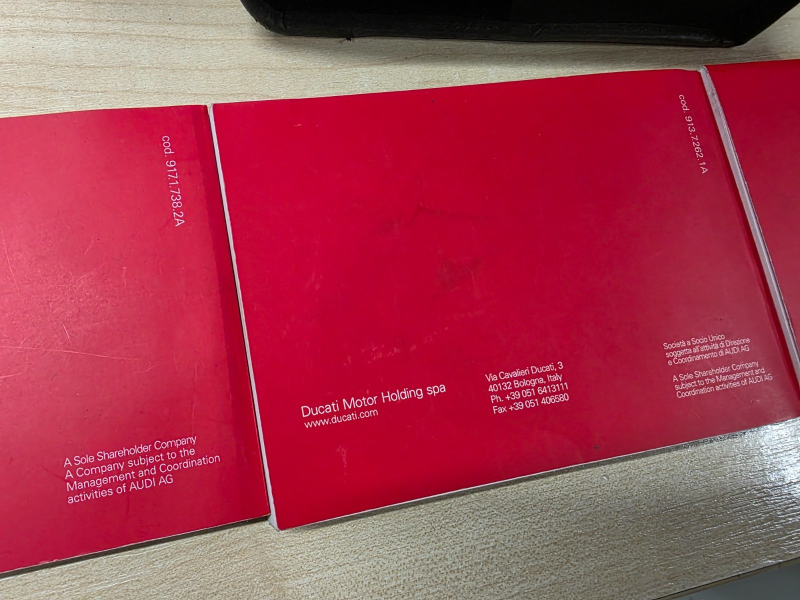 Genuine Owners Manual Ducati Monster 821 Document Service Book Folder