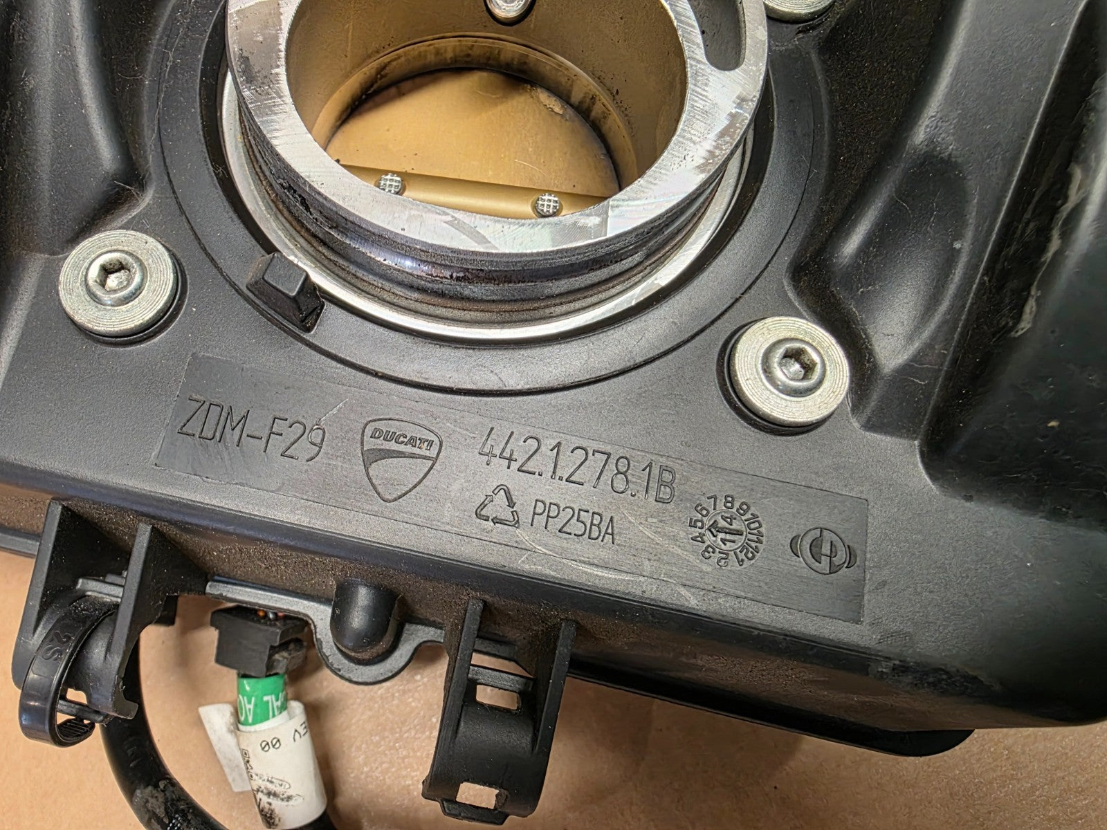 Ducati Monster 821 2014 (2014 - 2016) OEM Airbox & Throttle Bodies