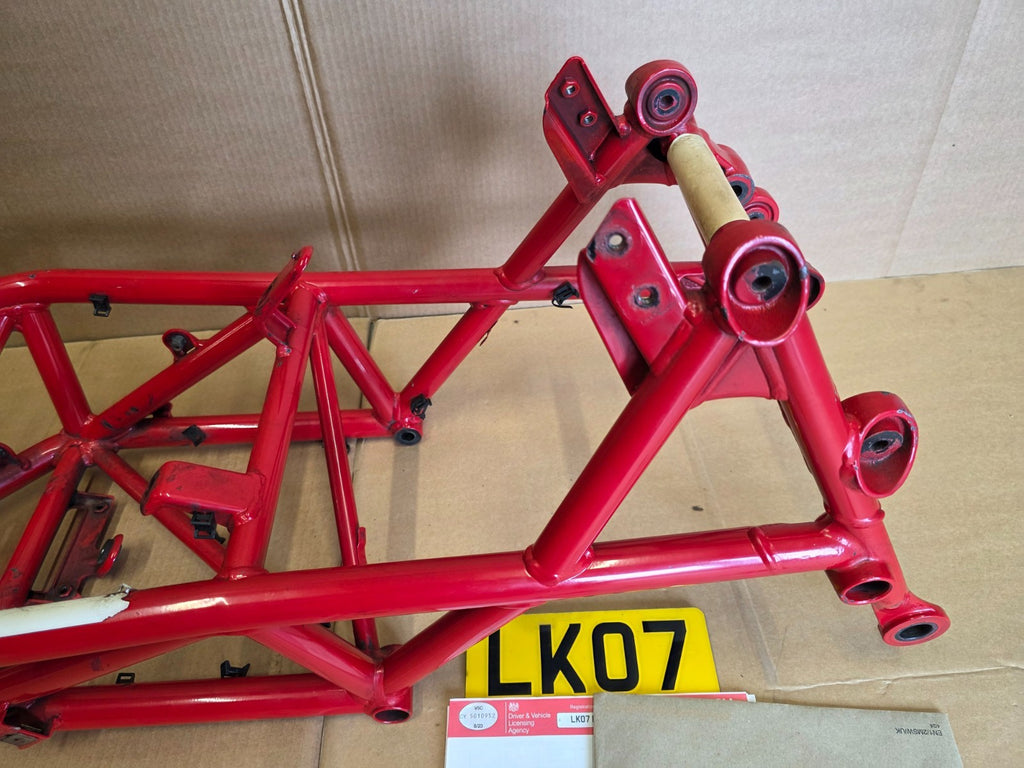 Ducati Hypermotard 1100 S 2007 - 2010 Main Frame Chassis + V5