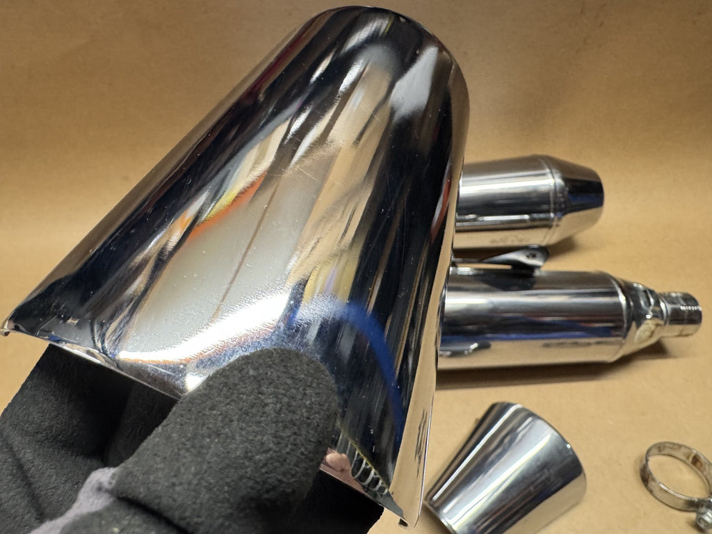 Royal Enfield Interceptor 650 2022 Left & Right Exhaust Silencer