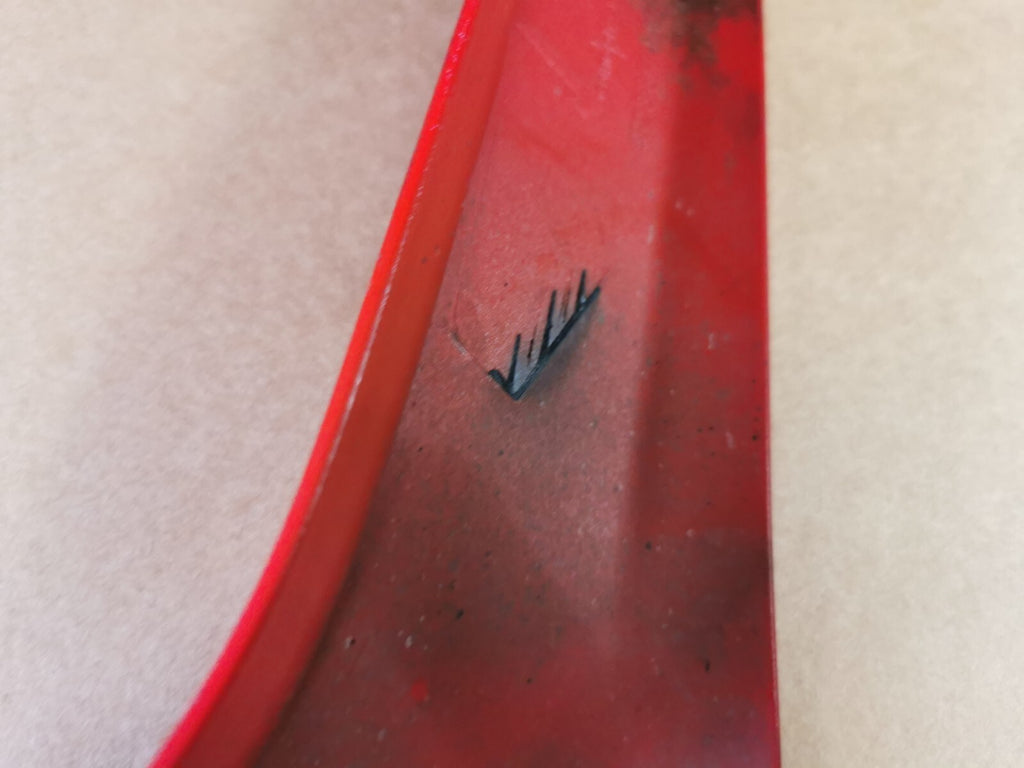 Left Rear Seat Fairing Panel in Red Ducati Supersport 939 2018 (2017 - 2021)