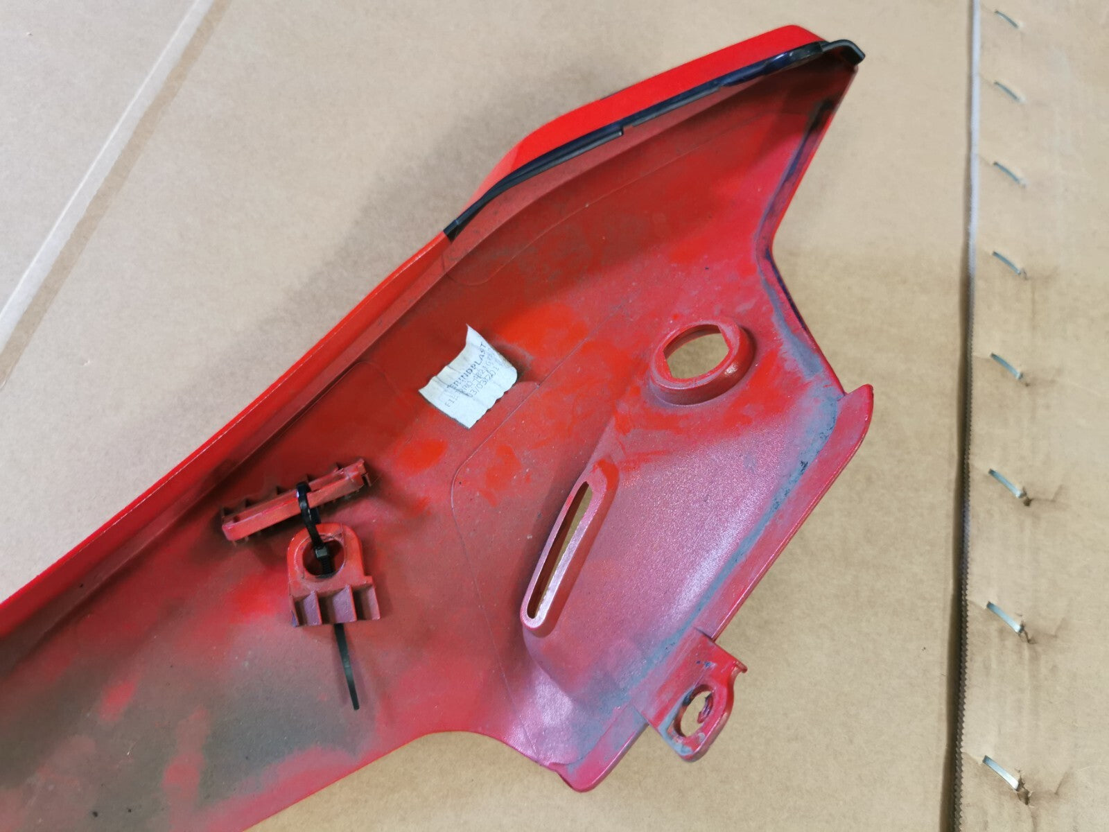 Right Rear Seat Fairing Panel in Red Ducati Supersport 939 2018 (2017 - 2021)