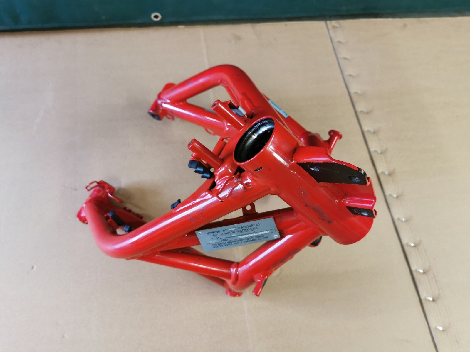 Main Frame Chasis in Red Ducati Supersport 939 2018 (2017 - 2021)