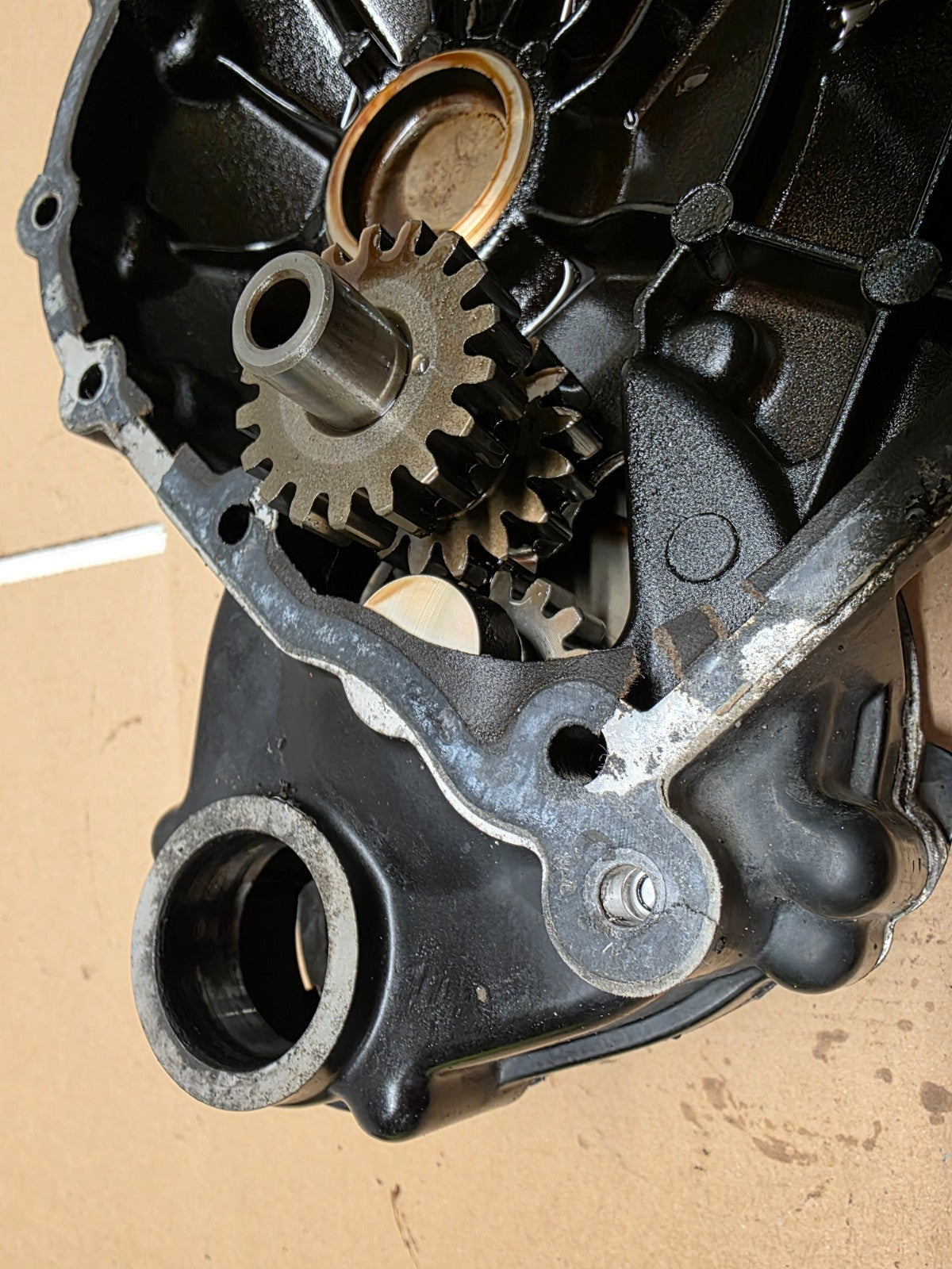 2007 - 2012 Triumph Tiger 1050 Right Engine Cover + Starter Idle Gears