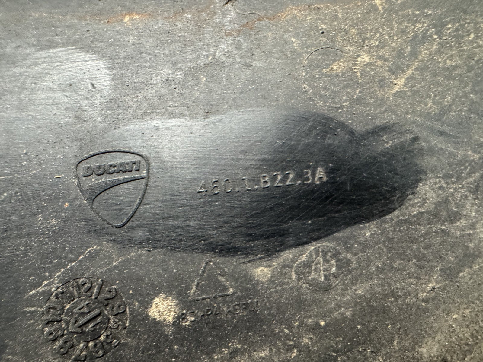 Ducati Monster 821 2014 (2014 - 2016) Rear Mudguard Undertray