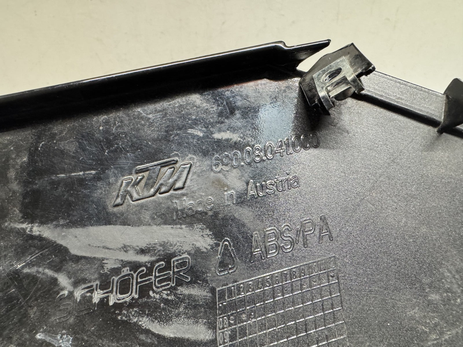 KTM RC8 1190 2008 (2008 - 2010) Rear Left Fairing Cover Panel