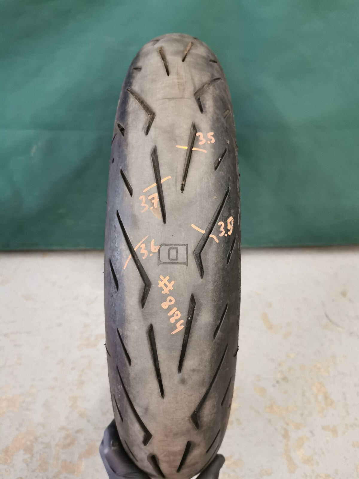 Front Motorcycle Tyre Pirelli DIablo Rosso Corsa 2 120/70 ZR17 58W #8184