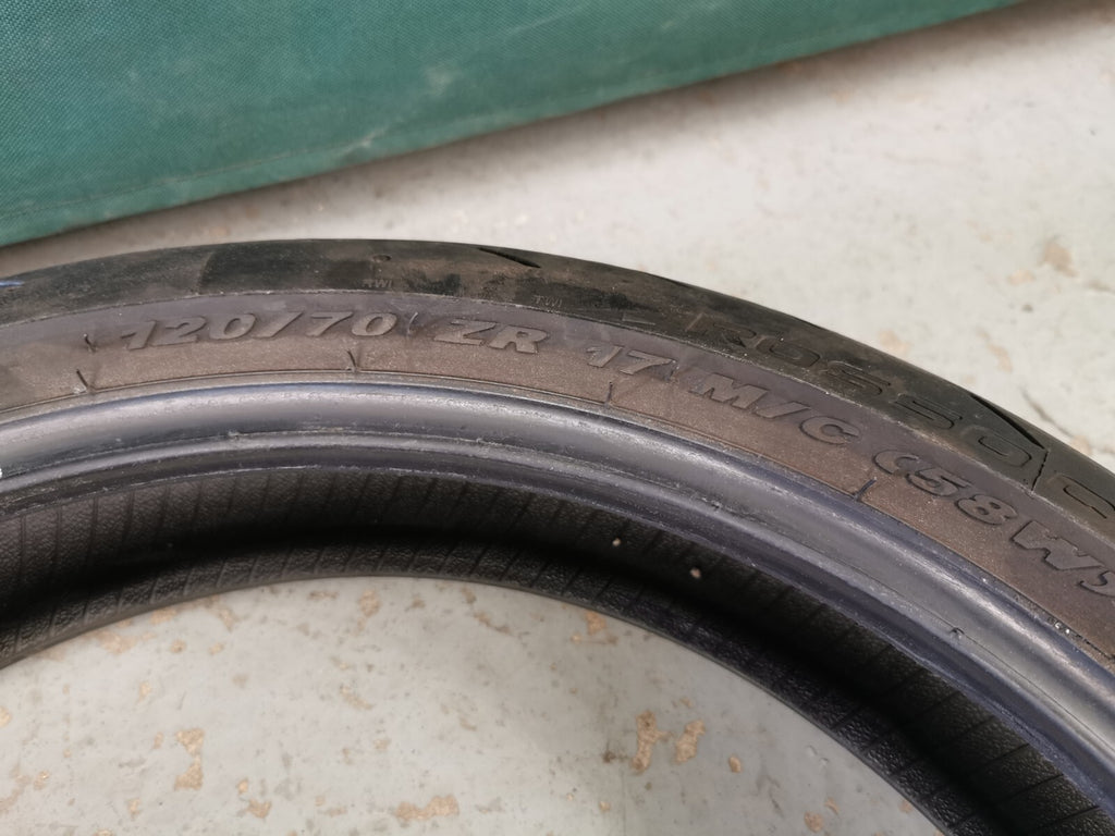 Front Motorcycle Tyre Pirelli DIablo Rosso Corsa 2 120/70 ZR17 58W #8184
