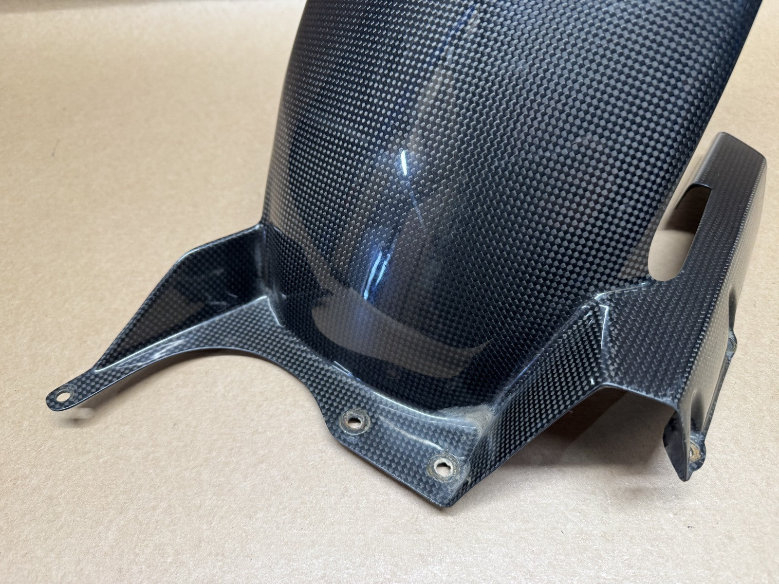 Ducati Hypermotard 1100 S 2007 Carbon Rear Fender Mudguard Hugger