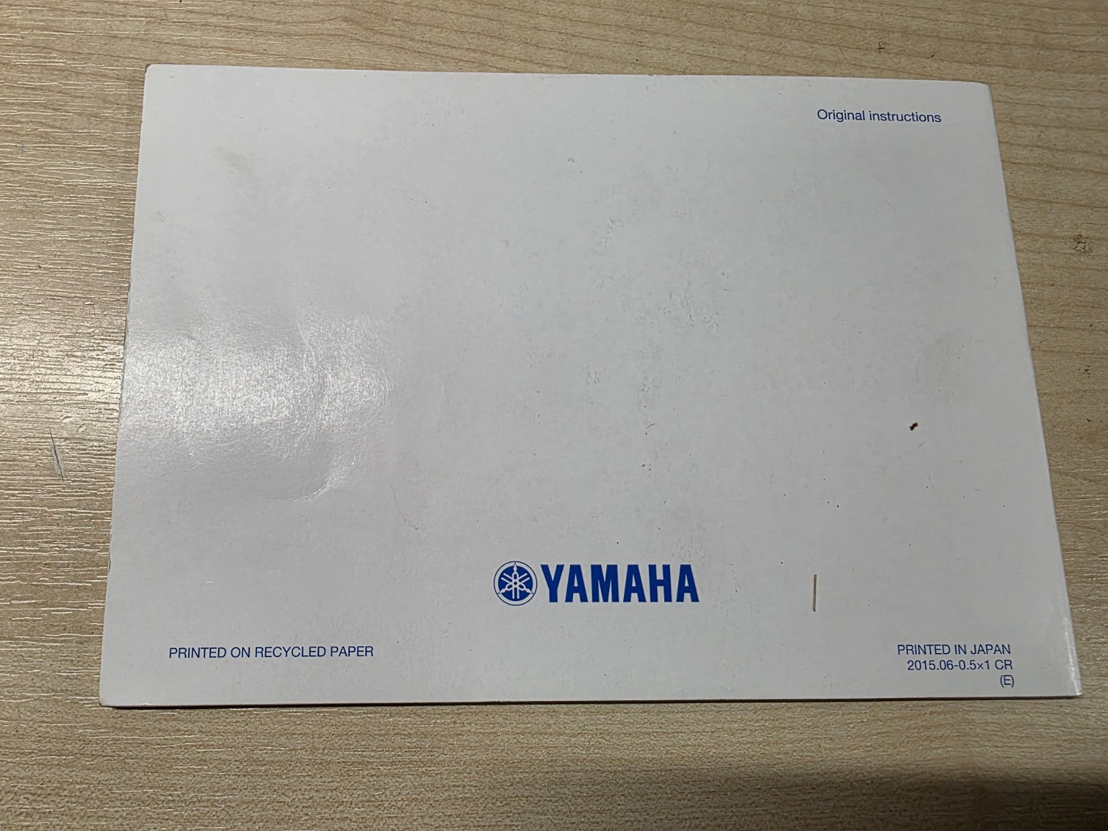 Yamaha MT 07 2016 - Genuine Owners Manual 1WS2819E3