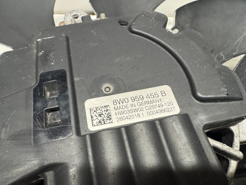 AUDI A4 B9 S4 RADIATOR COOLING FAN MOTOR 8W0959455B