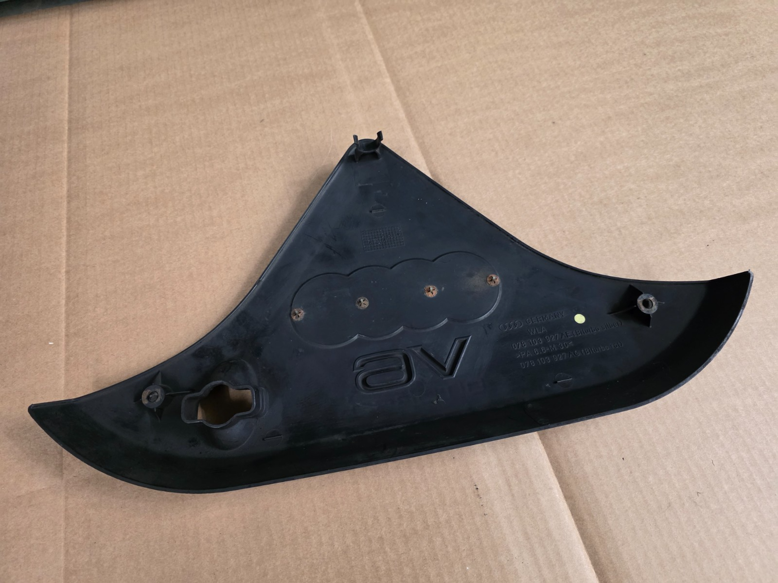 Engine Cover Audi A6 S6 A4 S4 2.7 V6 Biturbo Cover Engine 078103927AE