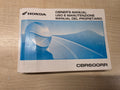 2005 - 2006 Honda CBR 600 RR - Genuine Owners Manual 37MEE620