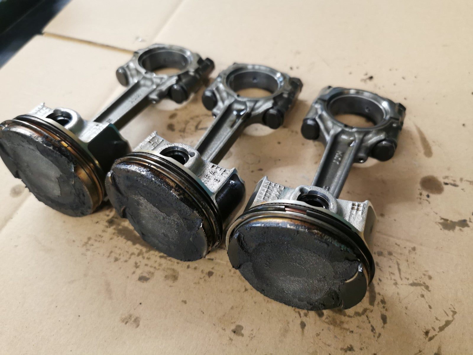 3x Piston Connecting Rod (Conrod) Assembly Honda CBR 650R 2019
