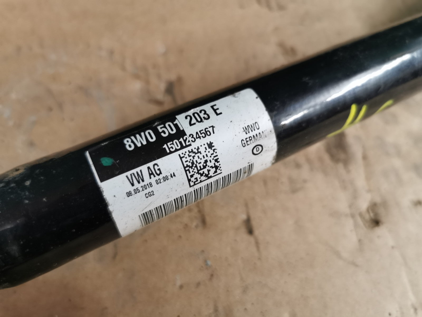AUDI A4 B9 S4 quattro Rear Right Driveshaft 8W0501203E #6