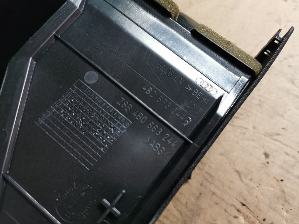 Audi A6 S6 C5 4B Centre Console Trim Black 4B0863244B
